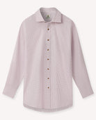 Bernard Weatherill BERNARD WEATHERIL Classic Country Micro Check Shirt White/Red Savile Row Gentlemens Outfitters