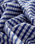 Bernard Weatherill BERNARD WEATHERILL Bold Gingham Shirt Royal Blue/White Savile Row Gentlemens Outfitters