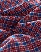 Bernard Weatherill BERNARD WEATHERILL Casual Check Poplin Shirt Blue/Red Savile Row Gentlemens Outfitters