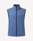 Bernard Weatherill Bernard Weatherill Fleece Gilet Air Force Blue Savile Row Gentlemens Outfitters