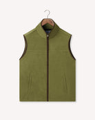 Bernard Weatherill Bernard Weatherill Fleece Gilet Green Savile Row Gentlemens Outfitters