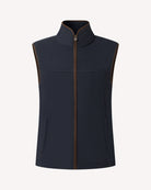 Bernard Weatherill Bernard Weatherill Fleece Gilet Midnight Navy Savile Row Gentlemens Outfitters
