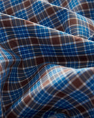 Bernard Weatherill BERNARD WEATHERILL Multi Check Poplin Shirt Brown/Blue Savile Row Gentlemens Outfitters