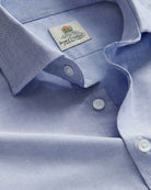 Bernard Weatherill BERNARD WEATHERILL Semi-Cutaway Shirt Sky Blue Savile Row Gentlemens Outfitters