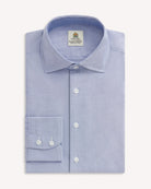 Bernard Weatherill BERNARD WEATHERILL Semi-Cutaway Shirt Sky Blue Savile Row Gentlemens Outfitters
