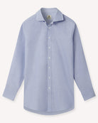 Bernard Weatherill BERNARD WEATHERILL Semi-Cutaway Shirt Sky Blue Savile Row Gentlemens Outfitters
