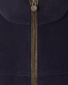 Bernard Weatherill BW Fleece Gilet Dark Navy Savile Row Gentlemens Outfitters