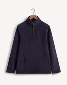 Bernard Weatherill BW Ladies 1/4 Zip Fleece Navy Savile Row Gentlemens Outfitters