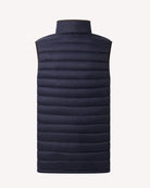 Bernard Weatherill BW Padded Down Filed Gilet Navy Savile Row Gentlemens Outfitters