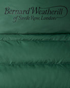 Bernard Weatherill BW Padded Down Filed Gilet Thyme Savile Row Gentlemens Outfitters