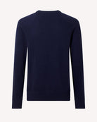 Bernard Weatherill Men's Classic Crew Neck in Navy Savile Row Gentlemens Outfitters
