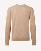Bernard Weatherill Men's Classic V-Neck in Camel Savile Row Gentlemens Outfitters