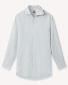 Bernard Weatherill BERNARD WEATHERILL Casual Micro Check Shirt White/Blue Savile Row Gentlemens Outfitters