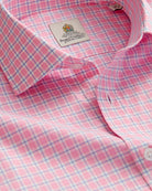 Bernard Weatherill BERNARD WEATHERILL Country Check Shirt Pink/Blue Savile Row Gentlemens Outfitters