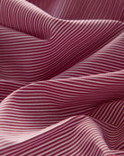 Bernard Weatherill BERNARD WEATHERILL Fine City Stripe Semi-Cutaway Shirt Red/White Savile Row Gentlemens Outfitters