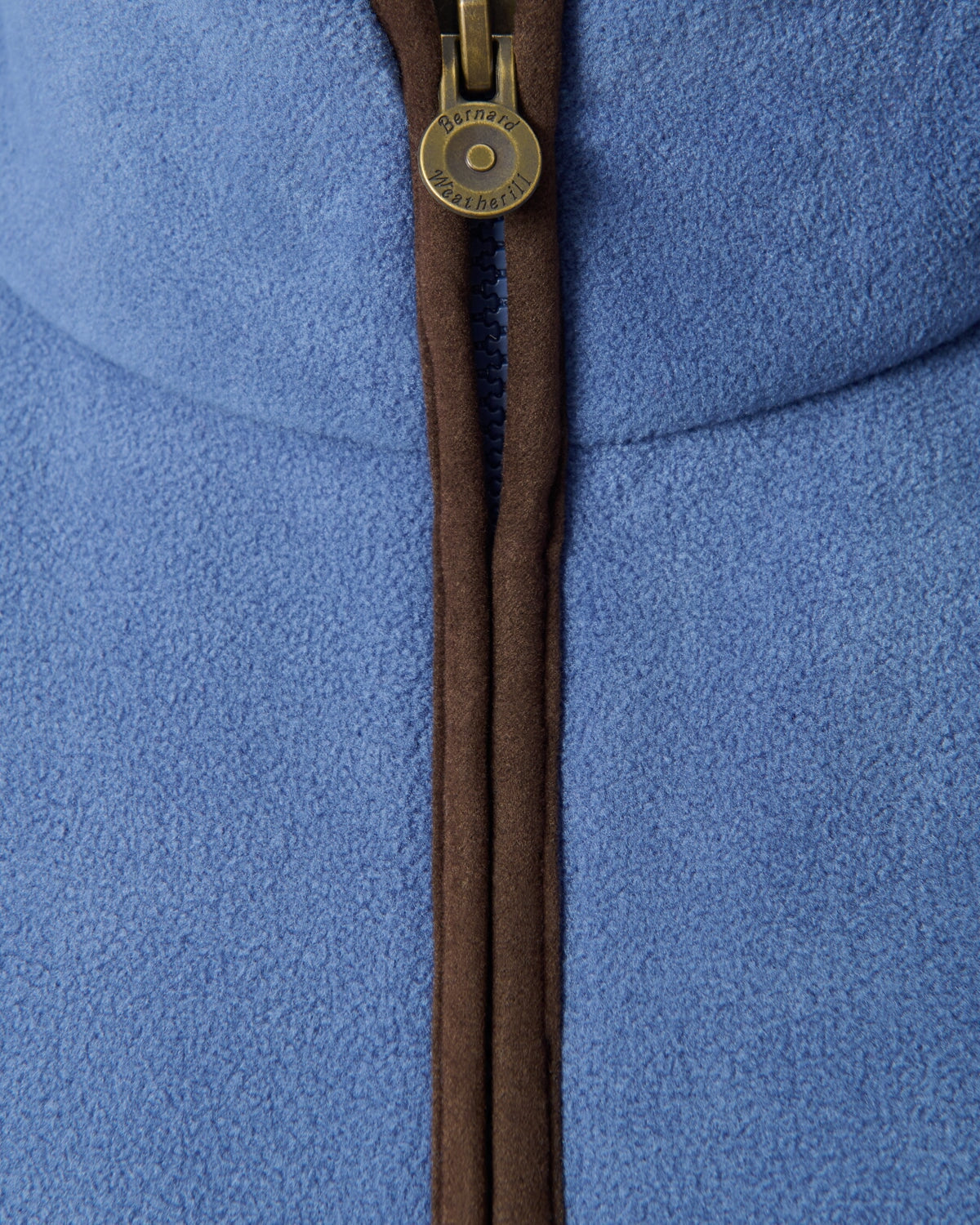Bernard Weatherill Bernard Weatherill Fleece Gilet Air Force Blue Savile Row Gentlemens Outfitters