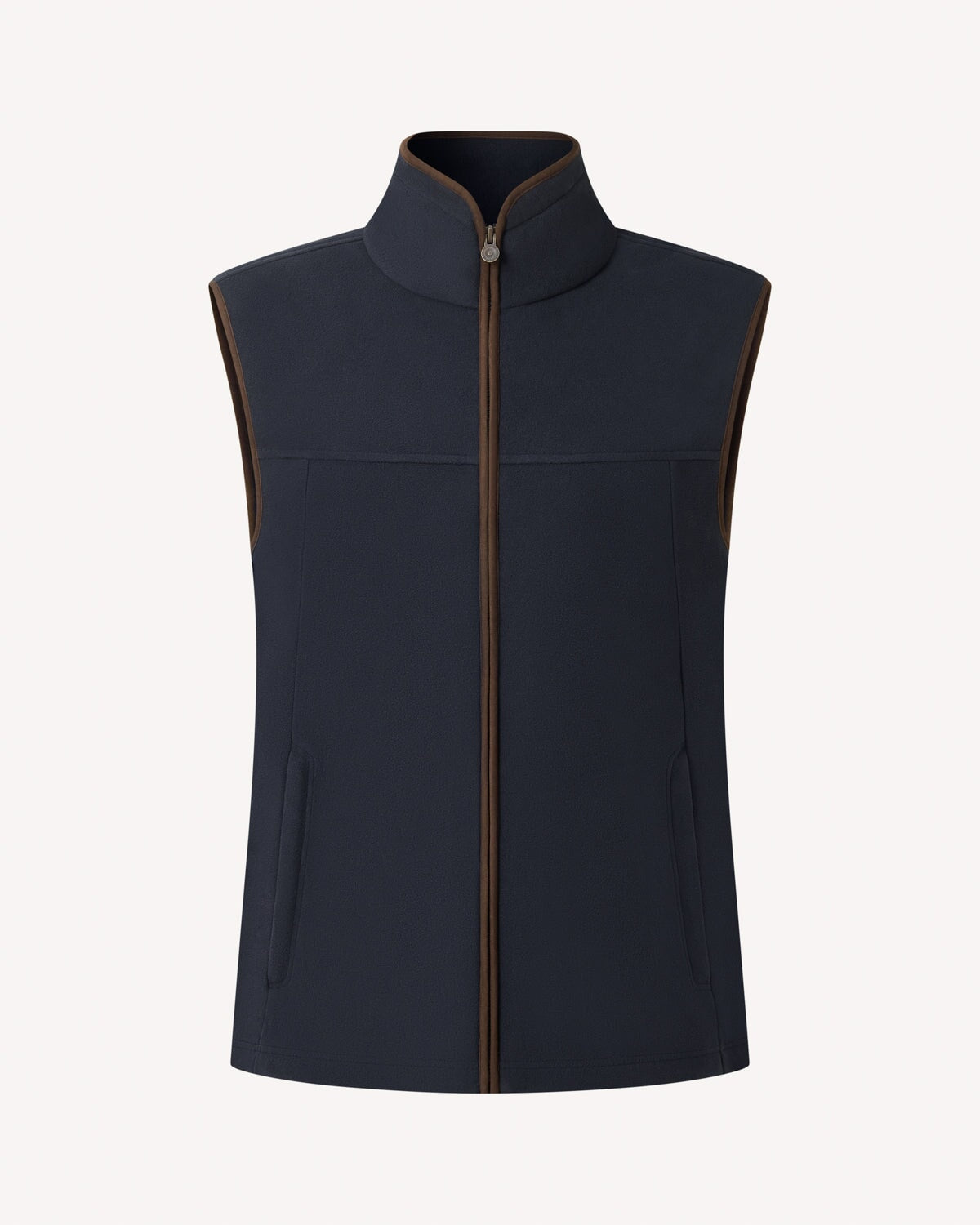 Bernard Weatherill Bernard Weatherill Fleece Gilet Midnight Navy Savile Row Gentlemens Outfitters