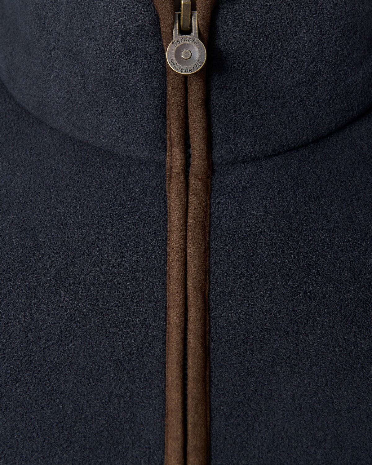 Bernard Weatherill Bernard Weatherill Fleece Gilet Midnight Navy Savile Row Gentlemens Outfitters