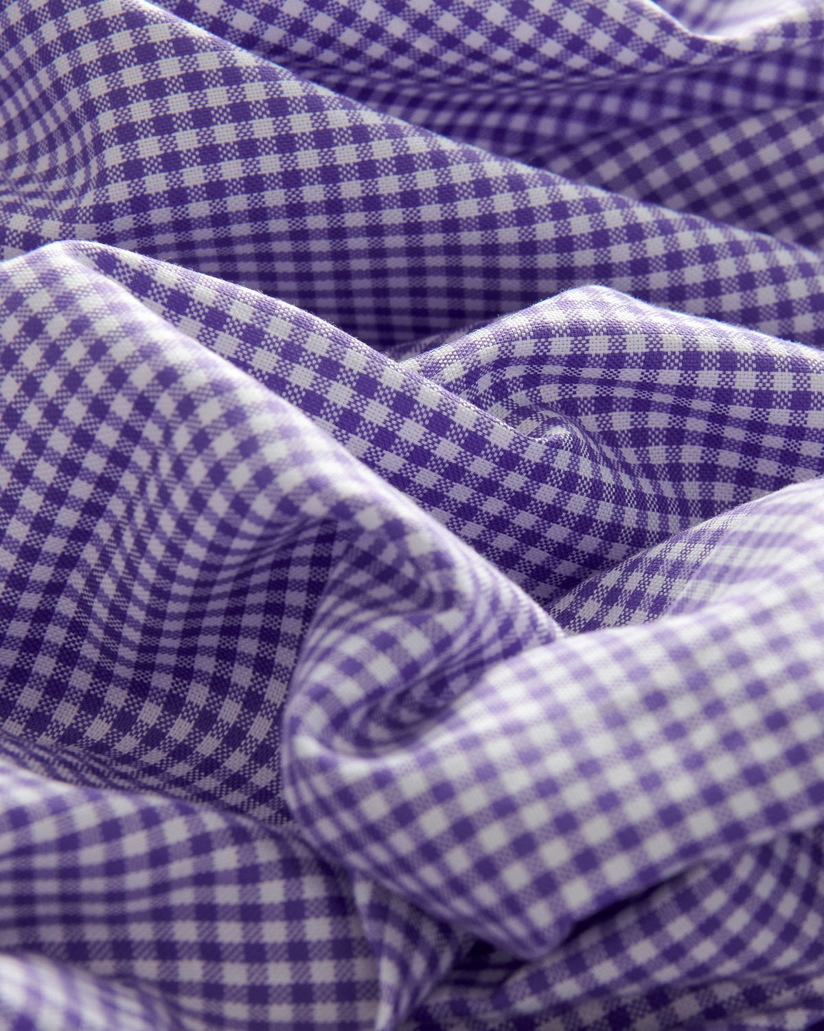 Bernard Weatherill BERNARD WEATHERILL Gingham Soft Oxford Cotton Shirt Royal/White Savile Row Gentlemens Outfitters