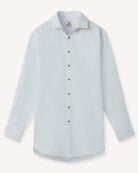 Bernard Weatherill BERNARD WEATHERILL Micro Check Shirt Sky/Red/White Savile Row Gentlemens Outfitters