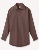 Bernard Weatherill BERNARD WEATHERILL Micro Check Shirt White/Green Savile Row Gentlemens Outfitters
