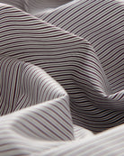 Bernard Weatherill BERNARD WEATHERILL Multi Stripe Poplin Shirt Navy/Blue Savile Row Gentlemens Outfitters
