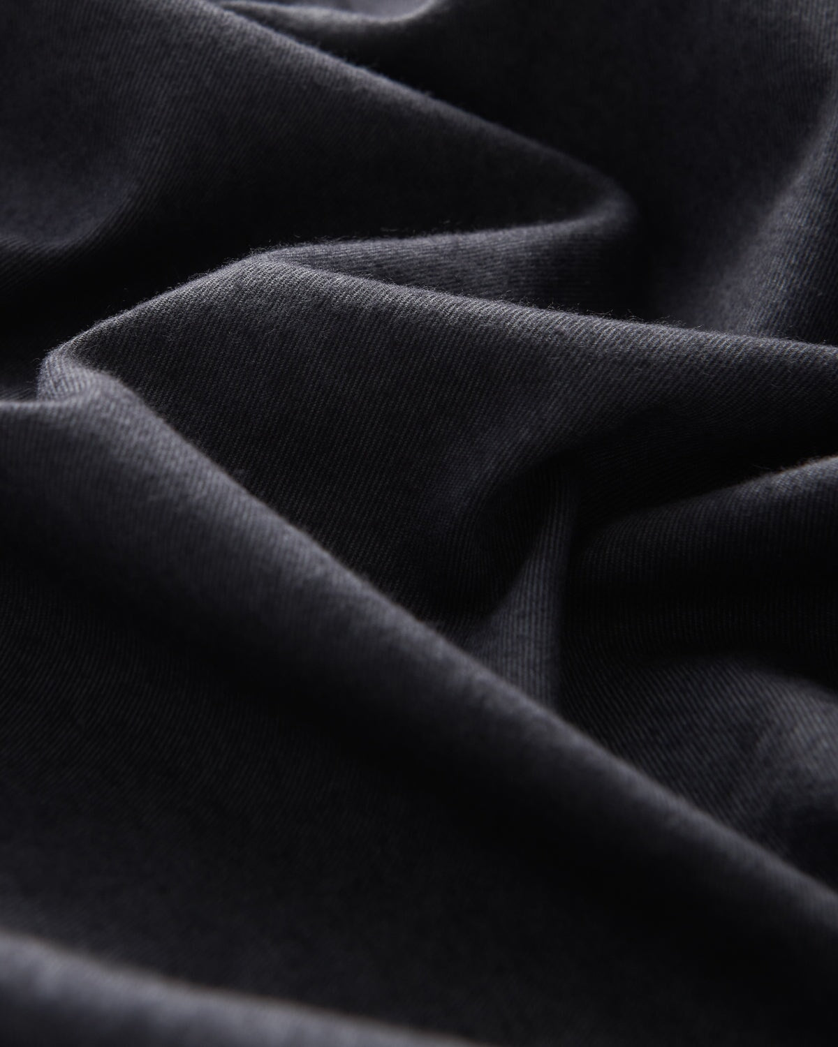 Bernard Weatherill BERNARD WEATHERILL Plain Brushed Cotton Shirt Charcoal Savile Row Gentlemens Outfitters