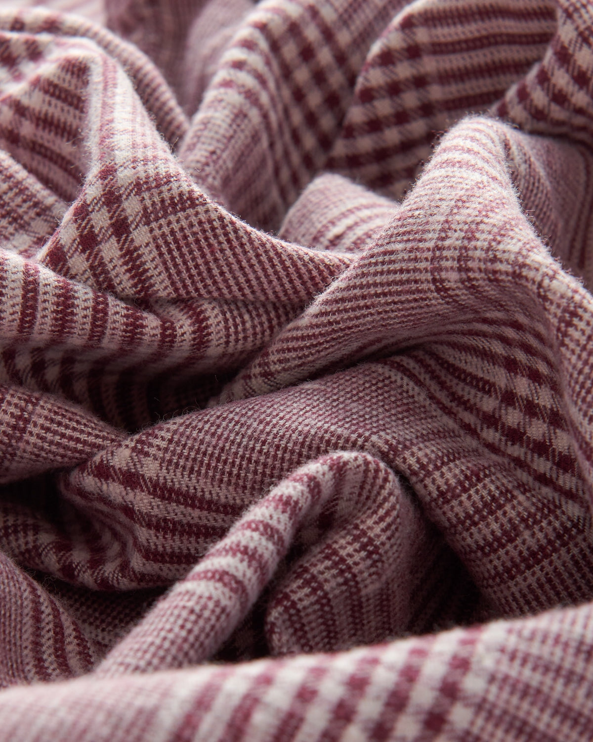 Bernard Weatherill BERNARD WEATHERILL Prince Of Wales Check Shirt Brown/White Savile Row Gentlemens Outfitters