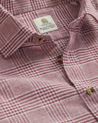 Bernard Weatherill BERNARD WEATHERILL Prince Of Wales Check Shirt Brown/White Savile Row Gentlemens Outfitters