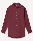 Bernard Weatherill BERNARD WEATHERILL Soft Needle Cord Cotton Shirt Brown Savile Row Gentlemens Outfitters