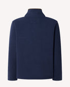 Bernard Weatherill BW ¼ Zip Fleece Blue Savile Row Gentlemens Outfitters
