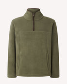 Bernard Weatherill BW ¼ Zip Fleece Forest Savile Row Gentlemens Outfitters