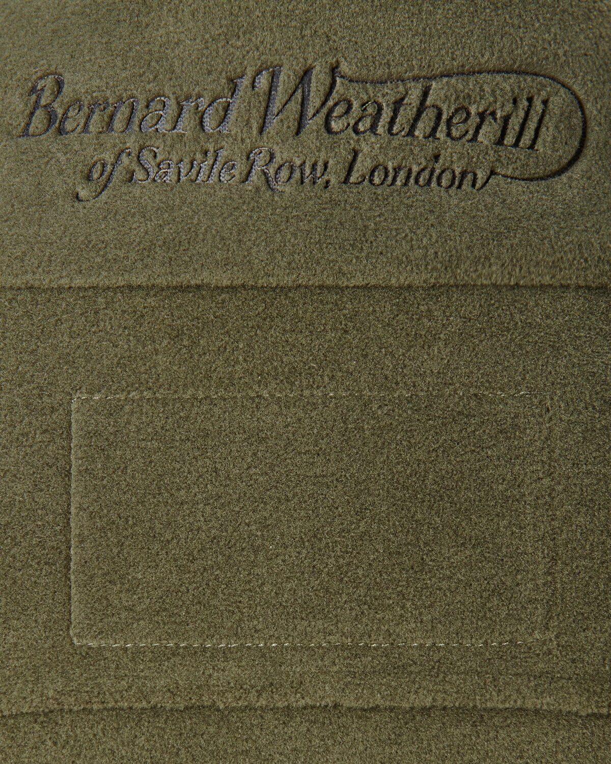 Bernard Weatherill BW Ladies Gilet Zip Fleece Forest Savile Row Gentlemens Outfitters