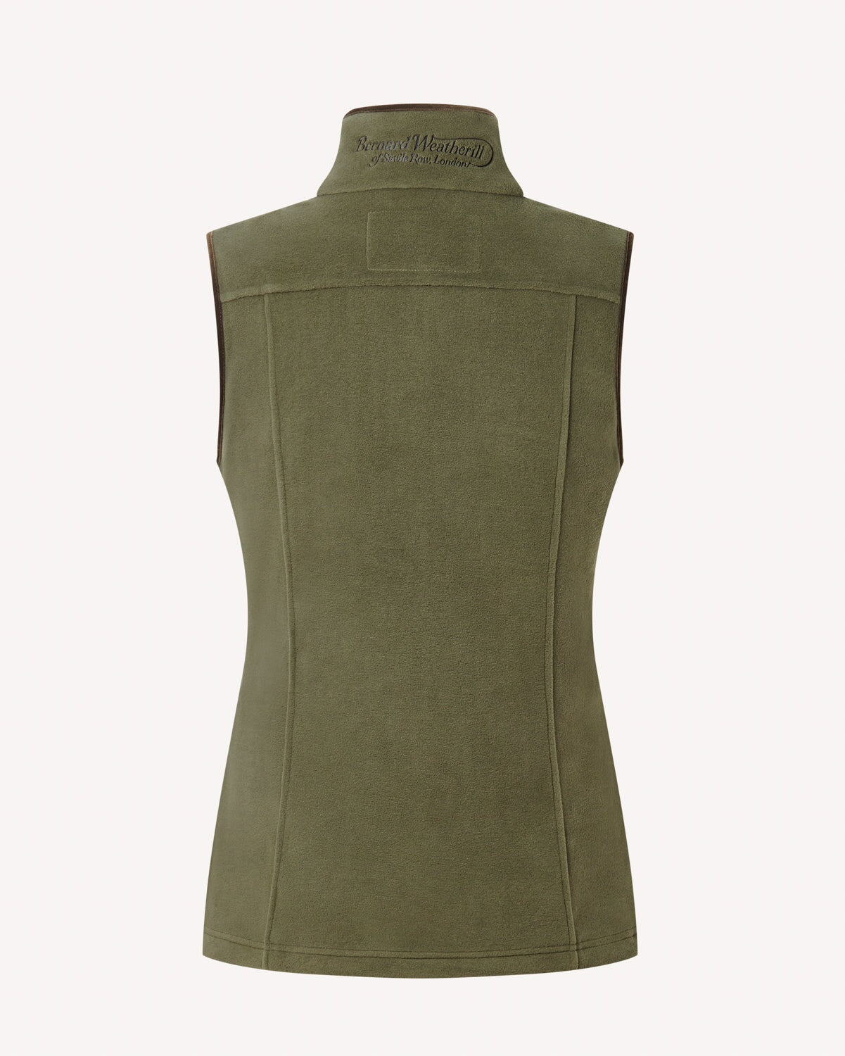 Bernard Weatherill BW Ladies Gilet Zip Fleece Forest Savile Row Gentlemens Outfitters
