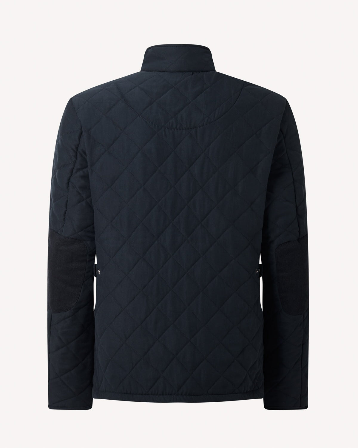 Bernard Weatherill BW Quilted Padded Jacket Navy Savile Row Gentlemens Outfitters