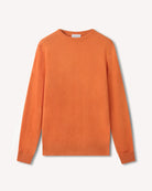 Bernard Weatherill Cashmere Mix Crew Neck BURNT ORANGE Savile Row Gentlemens Outfitters
