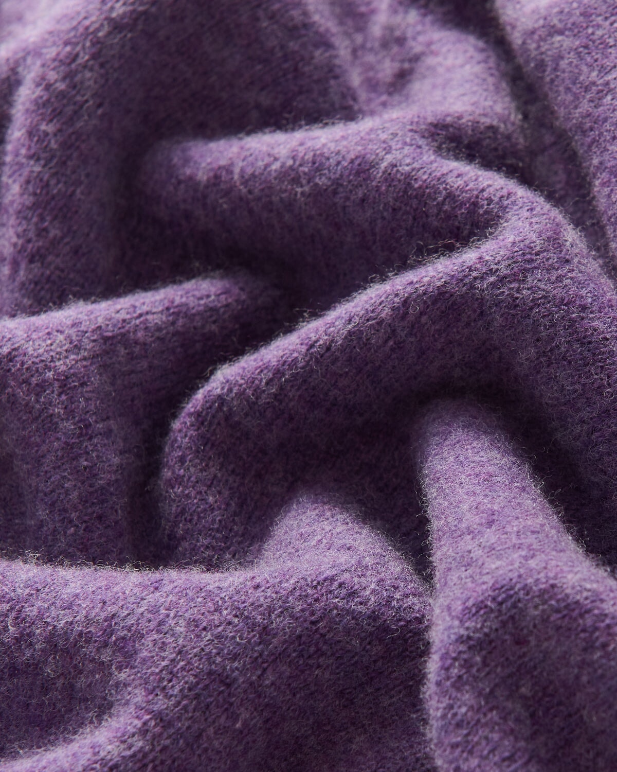 Bernard Weatherill Lambswool Plain Crew Neck Heather Savile Row Gentlemens Outfitters