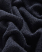 Bernard Weatherill Lambswool Plain Crew Neck NAVY Savile Row Gentlemens Outfitters