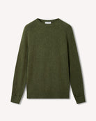 Bernard Weatherill Lambswool Plain Crew Neck THYME Savile Row Gentlemens Outfitters