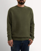 Bernard Weatherill Lambswool Plain Crew Neck THYME Savile Row Gentlemens Outfitters
