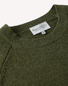 Bernard Weatherill Lambswool Plain Crew Neck THYME Savile Row Gentlemens Outfitters