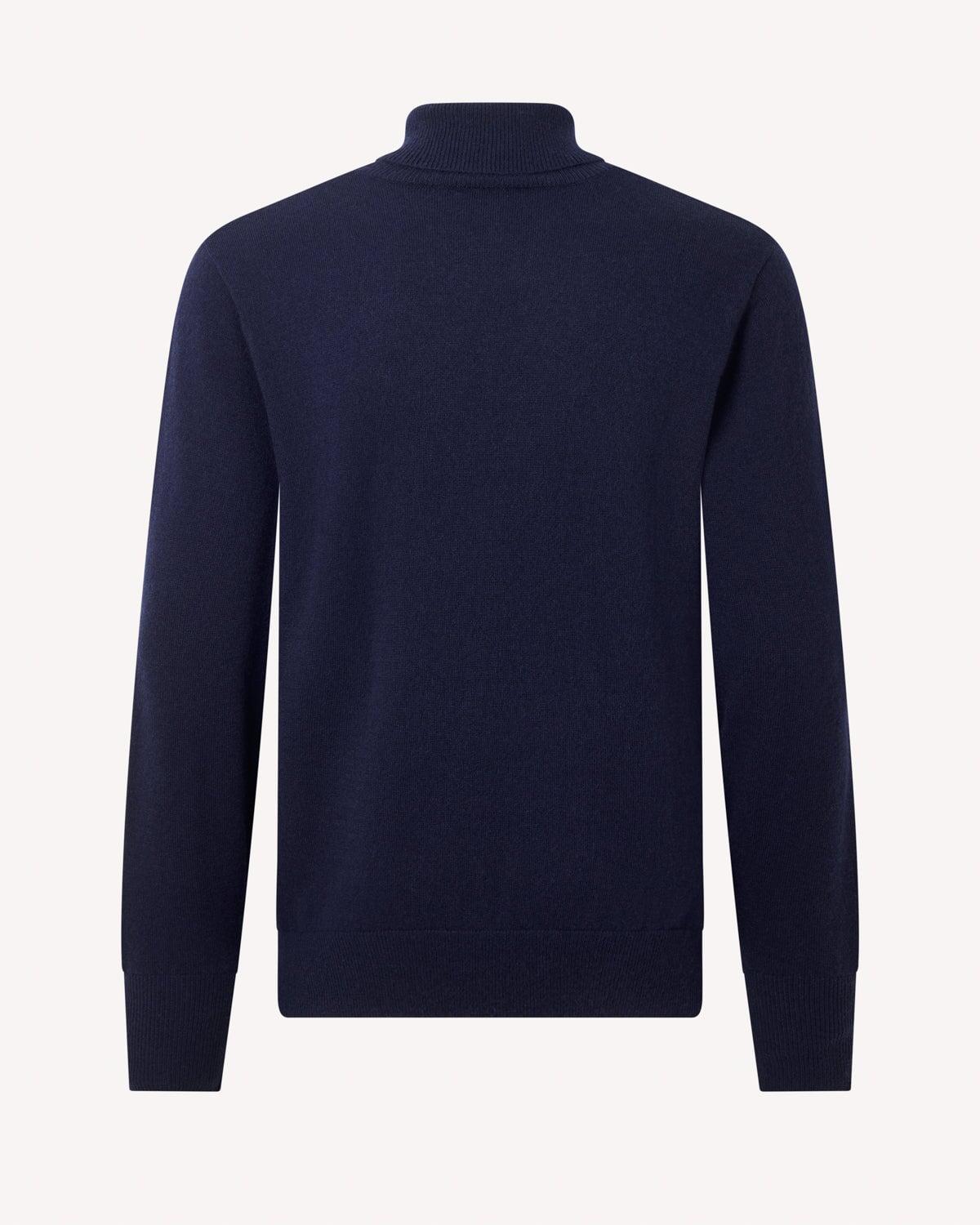 Bernard Weatherill Men's Classic Roll Neck Sweater In Navy Savile Row Gentlemens Outfitters