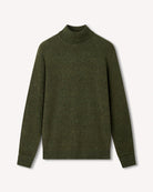 Bernard Weatherill Plain Roll Neck Melange Tweed THYME FLEC Savile Row Gentlemens Outfitters