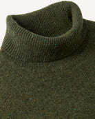 Bernard Weatherill Plain Roll Neck Melange Tweed THYME FLEC Savile Row Gentlemens Outfitters