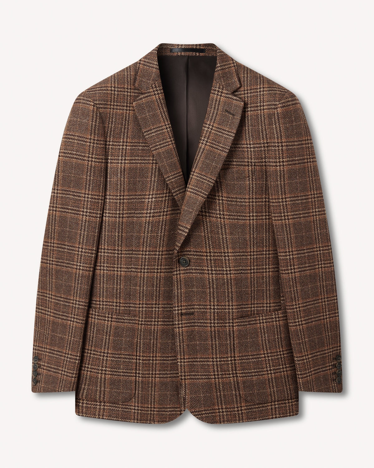 Bernard Weatherill SB2 Cash Mix Overcheck Tweed Jacket Savile Row Gentlemens Outfitters