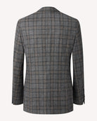 Bernard Weatherill SB2 Win Check Tweed Jacket Grey Savile Row Gentlemens Outfitters