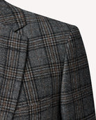 Bernard Weatherill SB2 Win Check Tweed Jacket Grey Savile Row Gentlemens Outfitters