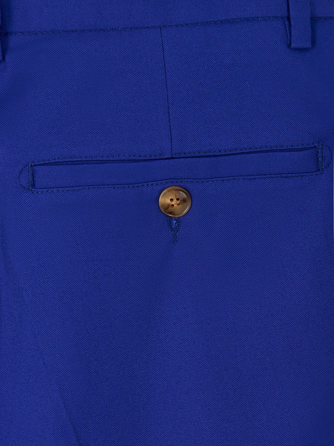 Bernard Weatherill BW Classic Cotton Chino Short - Blue Savile Row Gentlemens Outfitters
